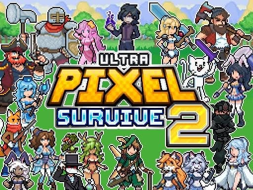 Screenshot van Ultra Pixel Survive 2