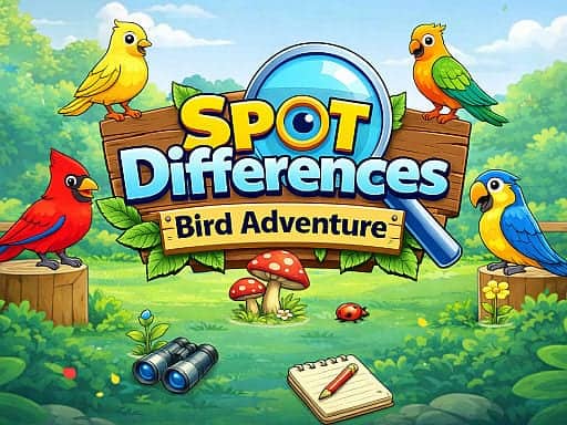 Screenshot van Spot Differences Bird Adventure