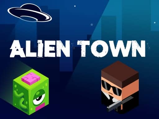 Screenshot van Alien Town