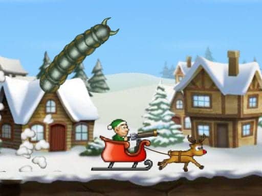 Screenshot van Effing Worms Xmas