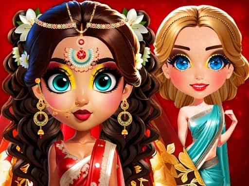 Screenshot van Asoka Makeup Indian Bride