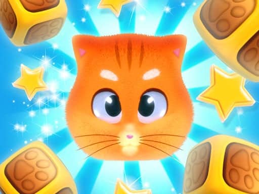 Screenshot van Kitty Blocks