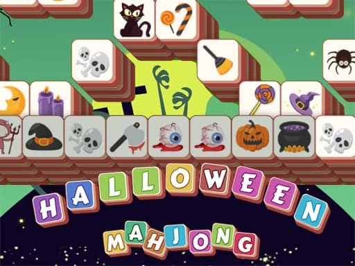 Screenshot van Halloween Mahjong Tiles