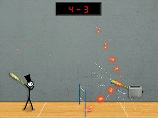 Screenshot van Stick Figure Badminton 3