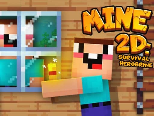 Screenshot van Mine 2D Survival Herobrine