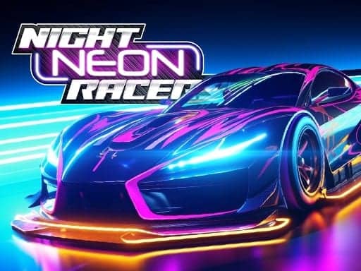 Screenshot van Night Neon Racers
