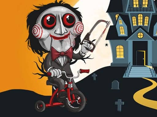 Screenshot van Scary Faces Jigsaw