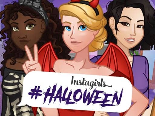 Screenshot van Instagirls Halloween Dress Up