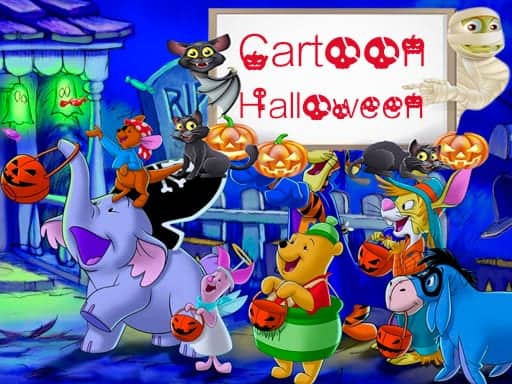Screenshot van Cartoon Halloween Slide Puzzle