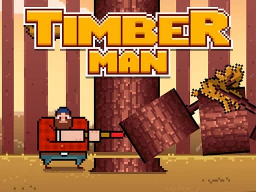 Screenshot van Timberman