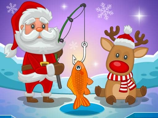 Screenshot van Santa's Christmas Fishing