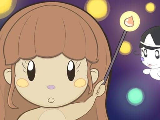 Screenshot van Kuri in Lull the Ghosts!!