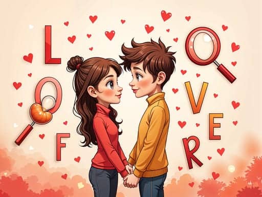 Screenshot van Valentines Hidden Alphawords