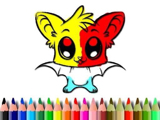 Screenshot van Cute Bat Coloring Book