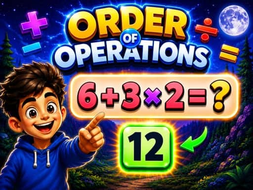 Screenshot van Order of Operation Challenge