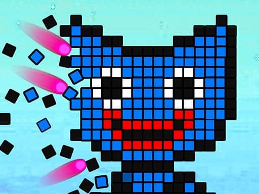 Screenshot van Color Pixel Shooter