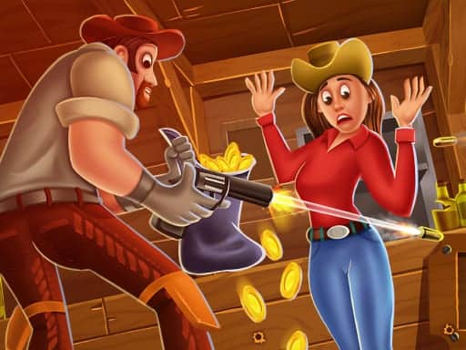 Screenshot van Saloon Robbery