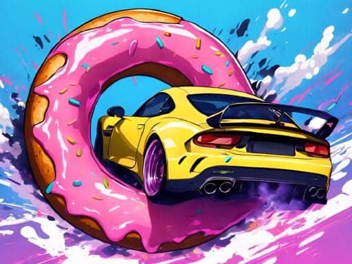 Screenshot van Roof Car Stunt
