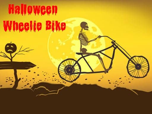 Screenshot van Halloween Wheelie Bike