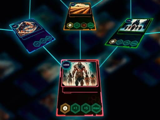 Screenshot van Empire of progress: Technology cards