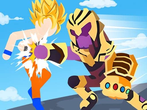 Screenshot van Stickman Warriors Superhero Fight
