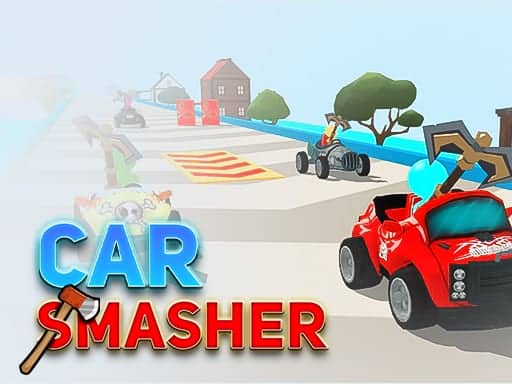 Screenshot van Car Smasher! Upgrade & Customize Hyper Casual Game