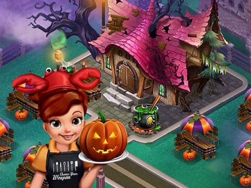 Screenshot van Cooking Fast Halloween