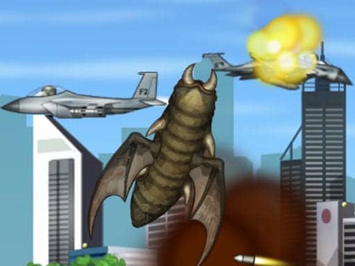 Screenshot van Effing Worms 2