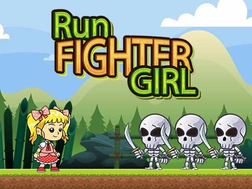 Screenshot van RUN FIGHTER GIRL