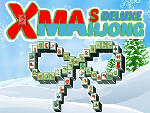 Screenshot van Xmas Mahjong Deluxe