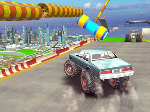 Screenshot van Impossible Monster Truck race Monster Truck Games 2021