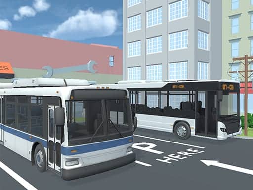 Screenshot van City Bus Parking Simulator Challenge 3D