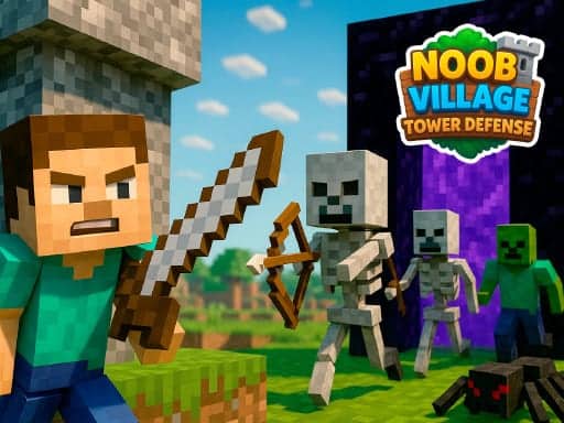 Screenshot van Noob Village Tower Defense
