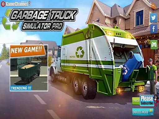 Screenshot van Garbage Truck Simulator : Recycling Driving Game
