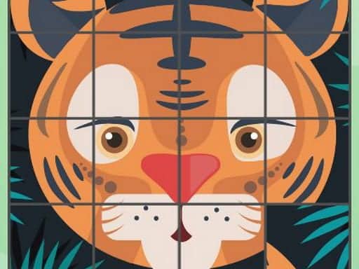 Screenshot van Puzzle Rotate Animals