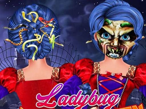 Screenshot van Ladybug Halloween Hairstyles