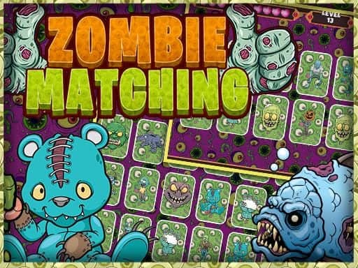 Screenshot van Zombie Card Games : Matching Card