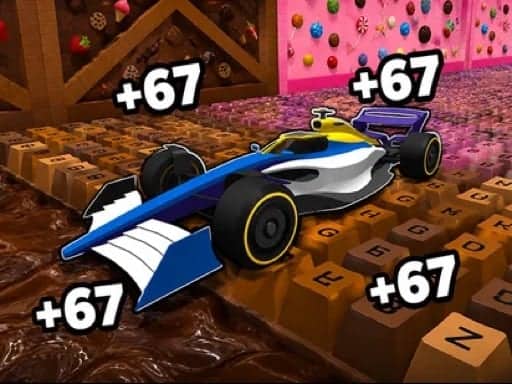 Screenshot van Obby: Supercar Race on Keyboard