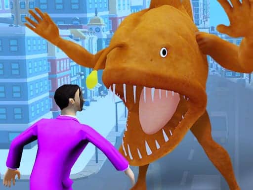 Screenshot van Draw to Fish Fight