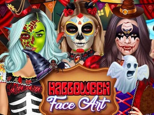 Screenshot van Halloween Face Art