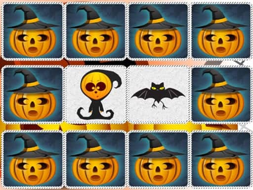 Screenshot van Memory Kids Halloween Game