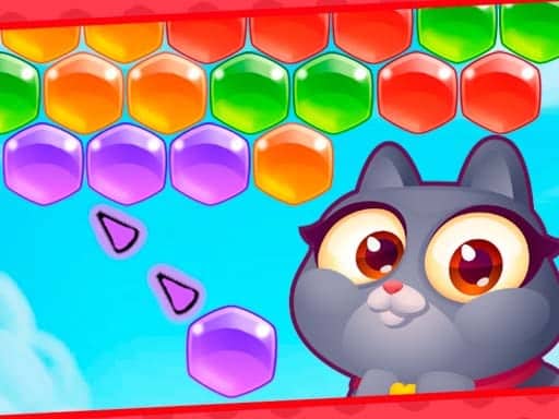 Screenshot van Adventures with Pets! Bubble Shooter