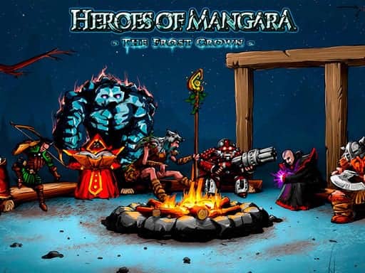 Screenshot van Heroes of Mangara. The Frost Crown