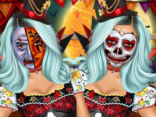 Screenshot van Jenner Halloween Face Art