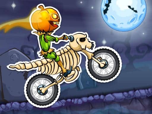 Screenshot van Moto X3M Spooky Land