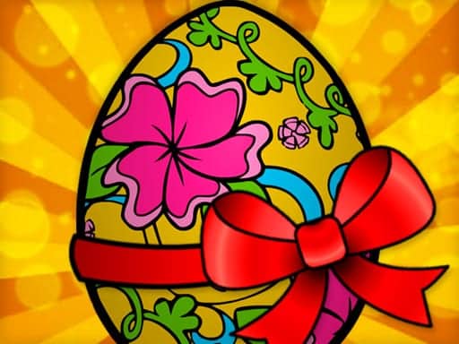 Screenshot van Handmade Easter Eggs Coloring Book