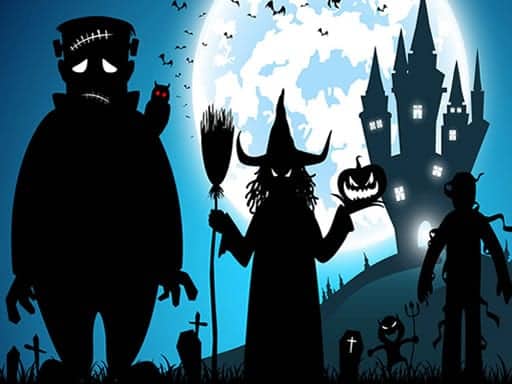Screenshot van Crazy Halloween Memory
