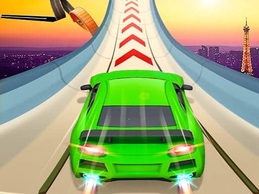 Screenshot van Impossible Stunt Car Tracks 3D