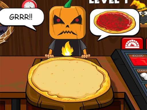 Screenshot van Halloween Pizzeria