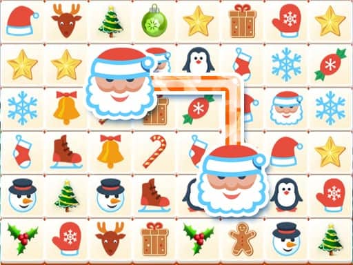 Screenshot van Onet Winter Christmas Mahjong